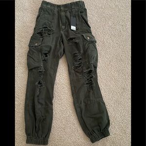 Carmar cargo pants in OD army green